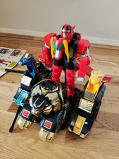 1994 Bandai Mighty Morphin Power Rangers Thunder Megazord Assault Team & Sword