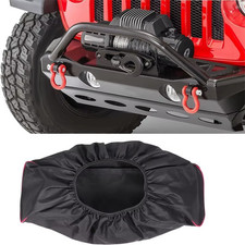 Waterproof Soft Winch Cover 8000-17500lbs Heavy Duty Trailer Driver Recovery New