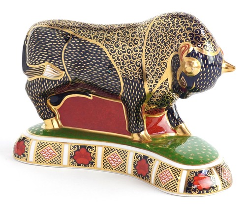Royal crown derby grecian - grecian, bull