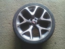 VAUXHALL CORSA D MK3 VXR 18" 4 STUD ALLOY WHEEL + 225/35/18 TOYO 8MM TYRE 06-14