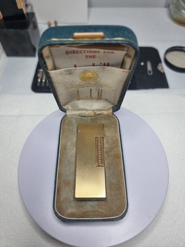 Dunhill rollagas gold plated - gold,
