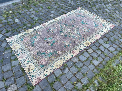 Bohemian area rug handmade - rug,