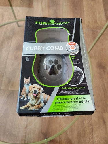 Furminator curry comb for - curry, cats