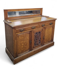 Carved oak sideboard - Antique