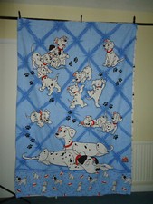 vintage 101 dalmatians curtains new and 2 single duvet covers & pillowcases used
