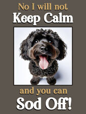 Black Cockapoo or Sproodle Dog Funny Flexible Fridge Magnet Christmas Gift