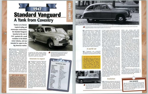 Standard vanguard 1940 1950 - -, 1940/1950