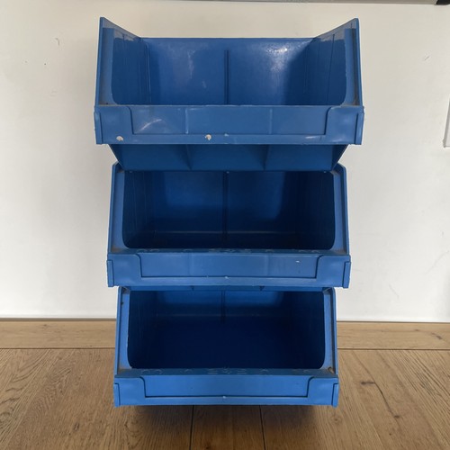 Blue plastic stacking - 3,