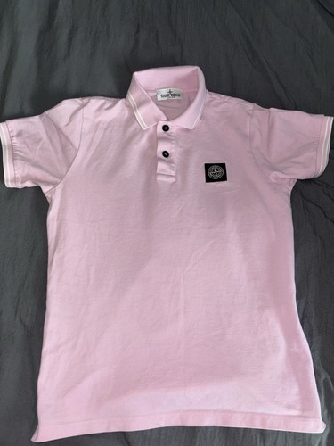 Boys pink stone island - island, polo