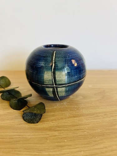 Crail pottery earthenware blue - pottery,