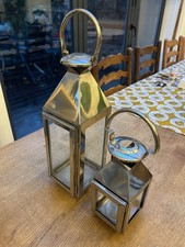 Pair of Polished Chrome Metal