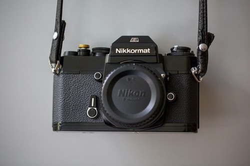 Nikkormat body - nikkormat, black