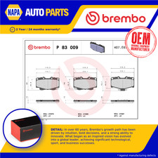 Brake Pads Set fits TOYOTA