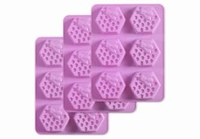 Bee honeycomb silicon - bee,