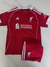 Liverpool Home Children's Football Kit Age 8-9