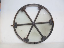 Antique Iron Window Panel