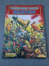 Warhammer Armies Skaven Fantasy Games Workshop 1993 softback Army book 4th OOP