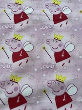 Based On Peppa pig Fairy material fabric cotton 1 Metre By 1 Metre 40 Cms