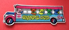 Grateful Dead On Tour Bus Bears - Embroidere Rock Band New Iron-On Patch 6" x 2"