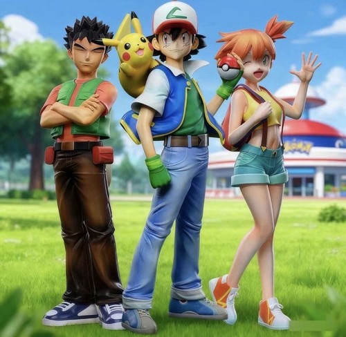 Pokemon ash misty brock - &,