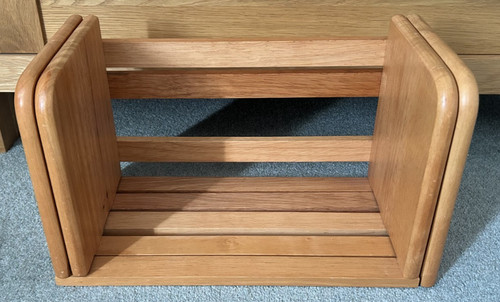 Wooden book stand - wooden, trough