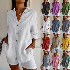 Ladies Button Down T-shirt