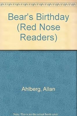 Bears birthday red nose - birthday, (red