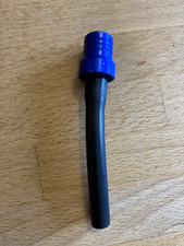 MOTOCROSS ENDURO TRAIL BIKE FUEL TANK CAP BREATHER VENT PIPE BLUE
