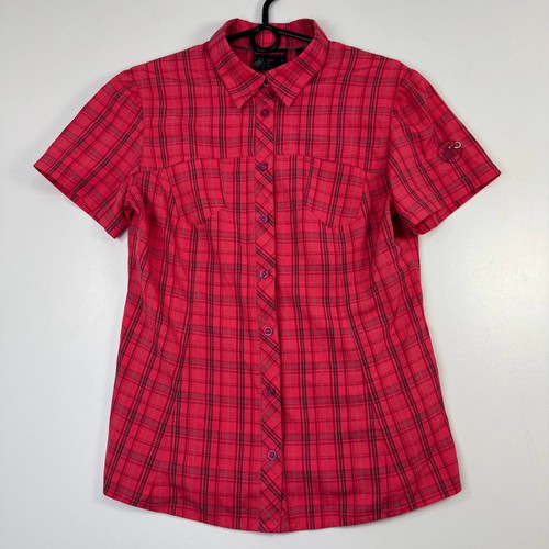 Mammut plaid hiking shirt - hiking, red