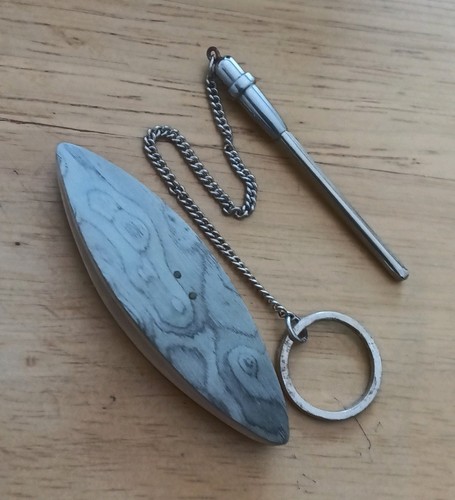 Wood tatting shuttle - wood, shuttle.