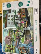 House of Puzzles HOP 1000 Pieces Jigsaw Puzzle.  By the Canal. 