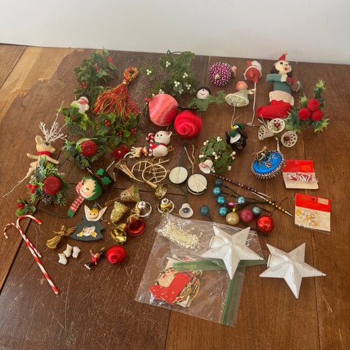 Vintage christmas ornaments - christmas,