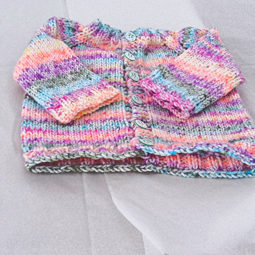 Hand knitted multicolour - hand,