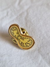 Softwatch by Exaequo small Salvador Dali Melting Clock Pin 