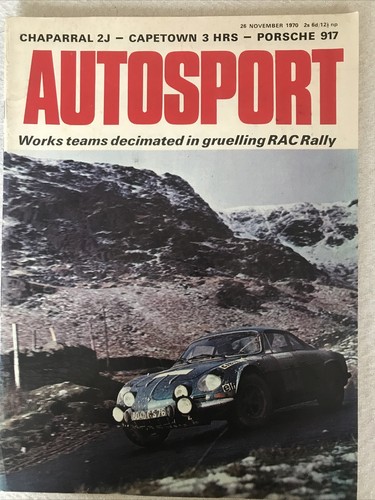 Autosport magazine november - autosport,