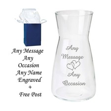 Personalised Engraved Vase Wedding gifts, anniversary gifts, Engagement gifts