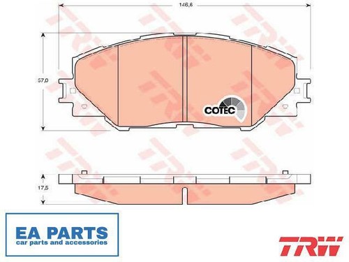 Brake pad set disc - brake,