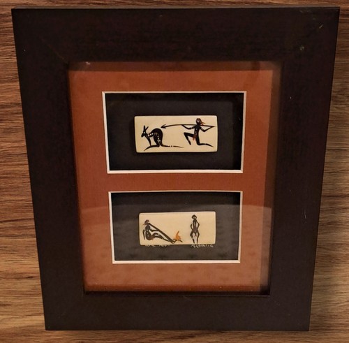 Murra wolka handpainted bone - wolka,