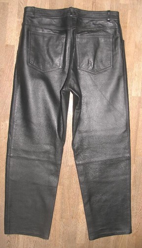 Jcc mens leather jeans - leather,