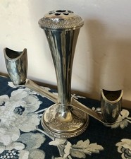 Grenadier Silver Plated Bud Vase Vintage Candle Holder VGC UK