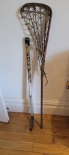  Vintage Hattersleys Viktoria lacrosse stick & vintage Jack Smith hockey stick