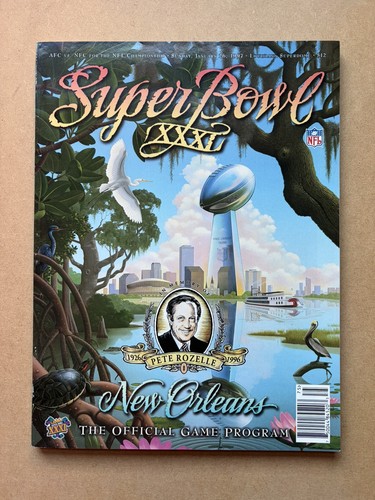 Super bowl xxxi nfl - bowl, 31