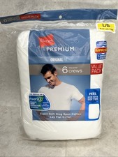 Hanes Premium 6 Pack Tagless