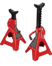 BIG RED T42002A Torin Steel Jack Stands Double Locking 2 Ton 4,000 lb 1 Pair Red