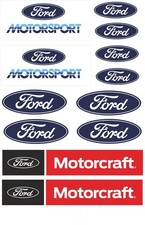 Ford Oval Decals x 12 , Motorsport, Motorcraft stickers, Ford RS Escort Fiesta