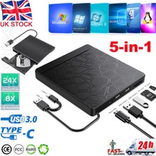 Slim External USB 3.0 DVD CD