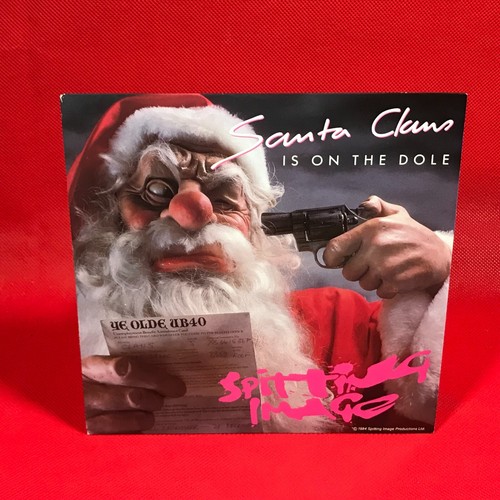 Spitting image santa - spitting, claus