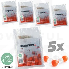 5x Wheel Tyre balancing beads bags glass balls MAGNUM+ 128g LTP150 toss-in bags 