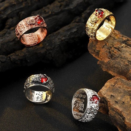 Thai silver ring - silver, fortune-