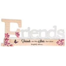 NEW FRIENDS PLAQUE MESSAGE